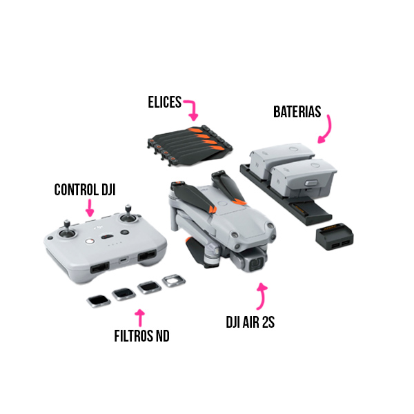 Alquiler de drone DJI Air 2s